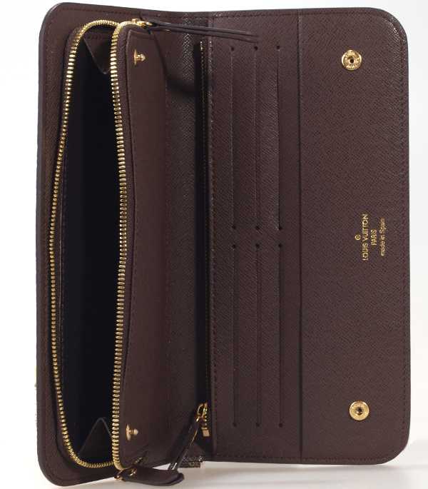 1:1 Copy Louis Vuitton Damier Ebene Canvas Insolite Wallet N66567 Replica